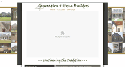 Desktop Screenshot of generation4homebuilders.com